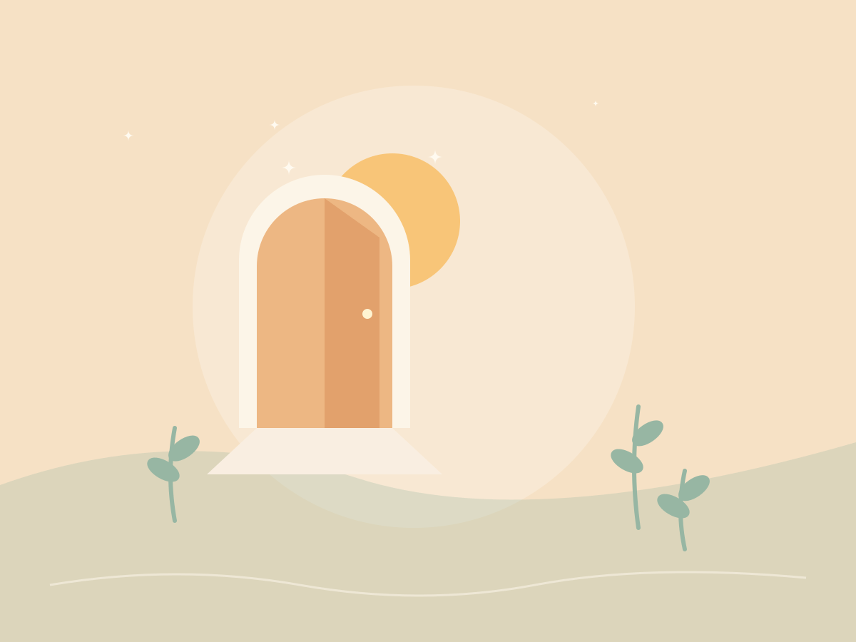 Ilustración original para Lucas: luz y comienzos